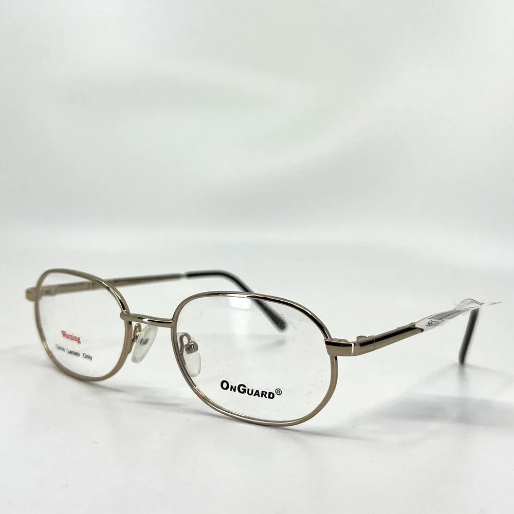 OnGuard OG085 W/Skull Gold Round Full Rim Eyeglasses Frames 52[]19 140 mm